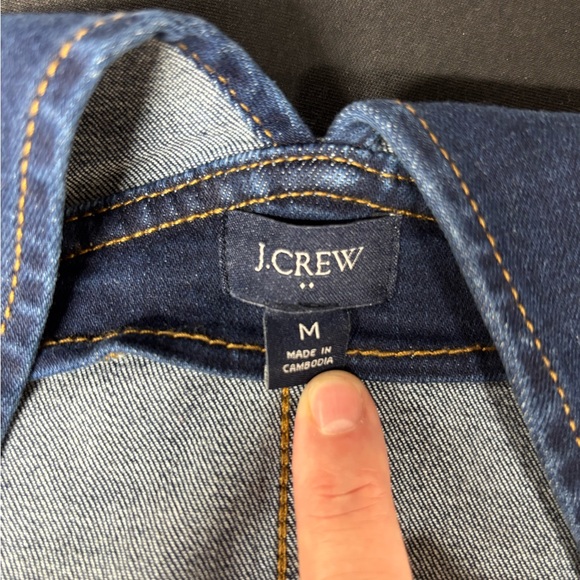 J. Crew denim overalls M - Picture 6 of 6
